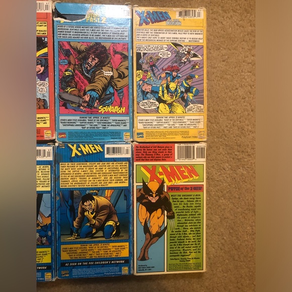 X-MEN VHS Lot Of 14 VHS Tapes Vintage Marvel Comic Series 1992 - Picture 16 of 16